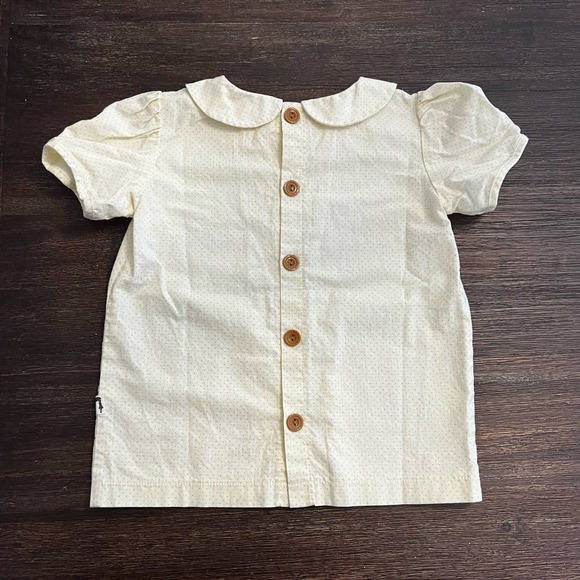 Lacey Lane Peter Pan Collar Button Back Blouse size 5 - Picture 4 of 6